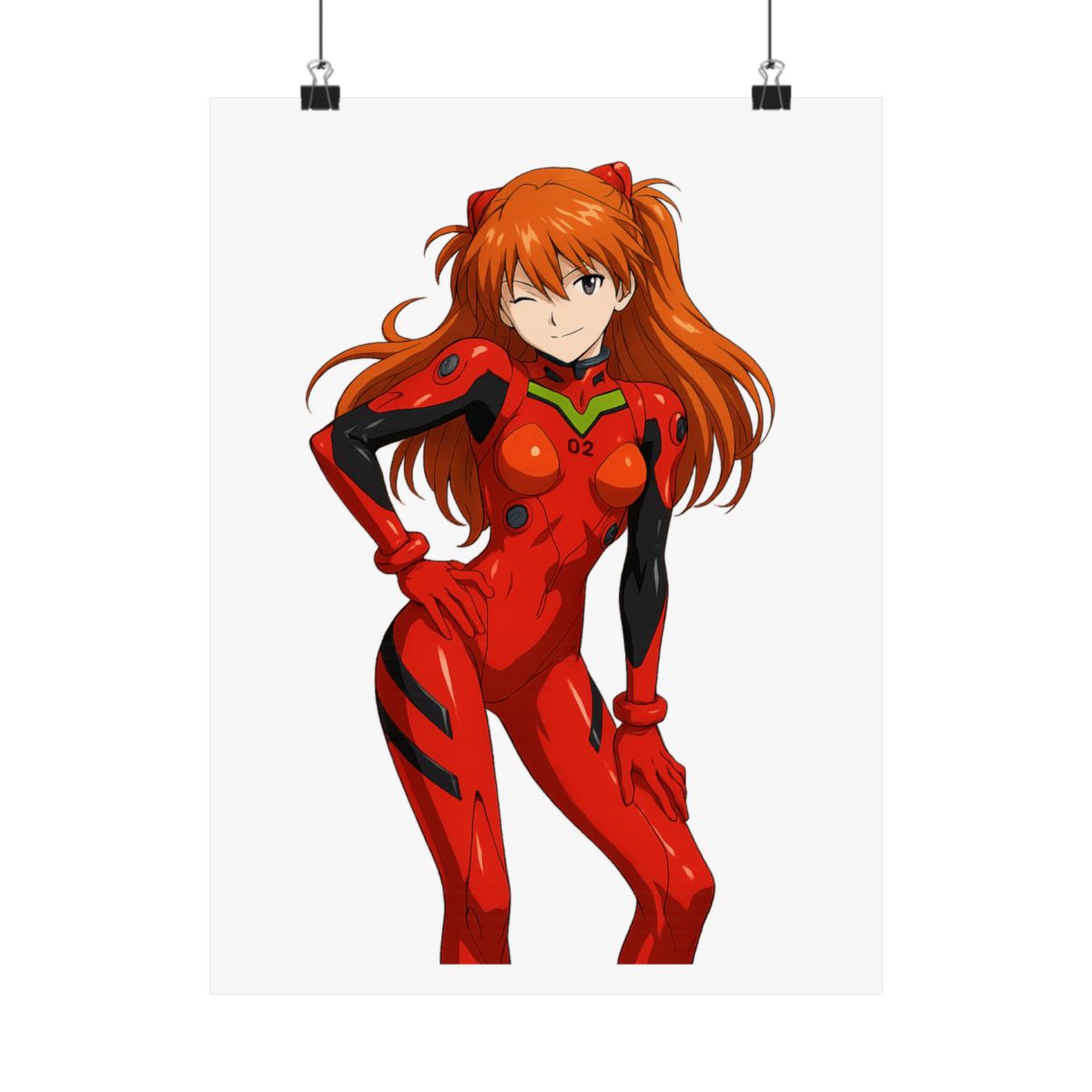 Asuka Neon Genesis Evangelion Anime Poster Print