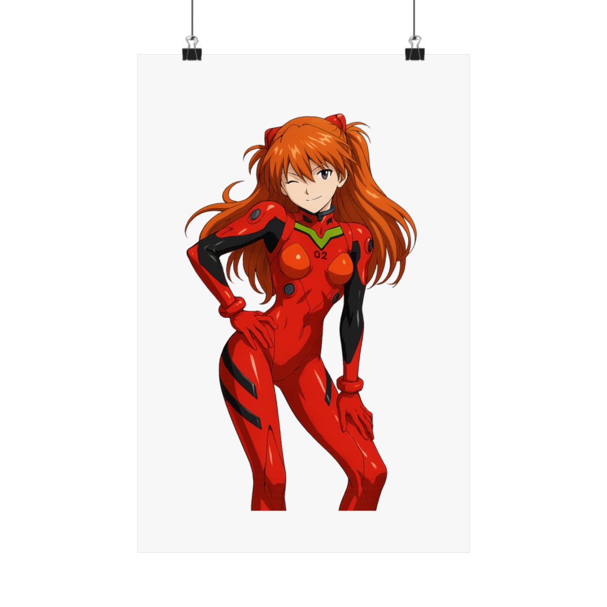 Asuka Neon Genesis Evangelion Anime Poster Print - alternate angle 4, merchandise