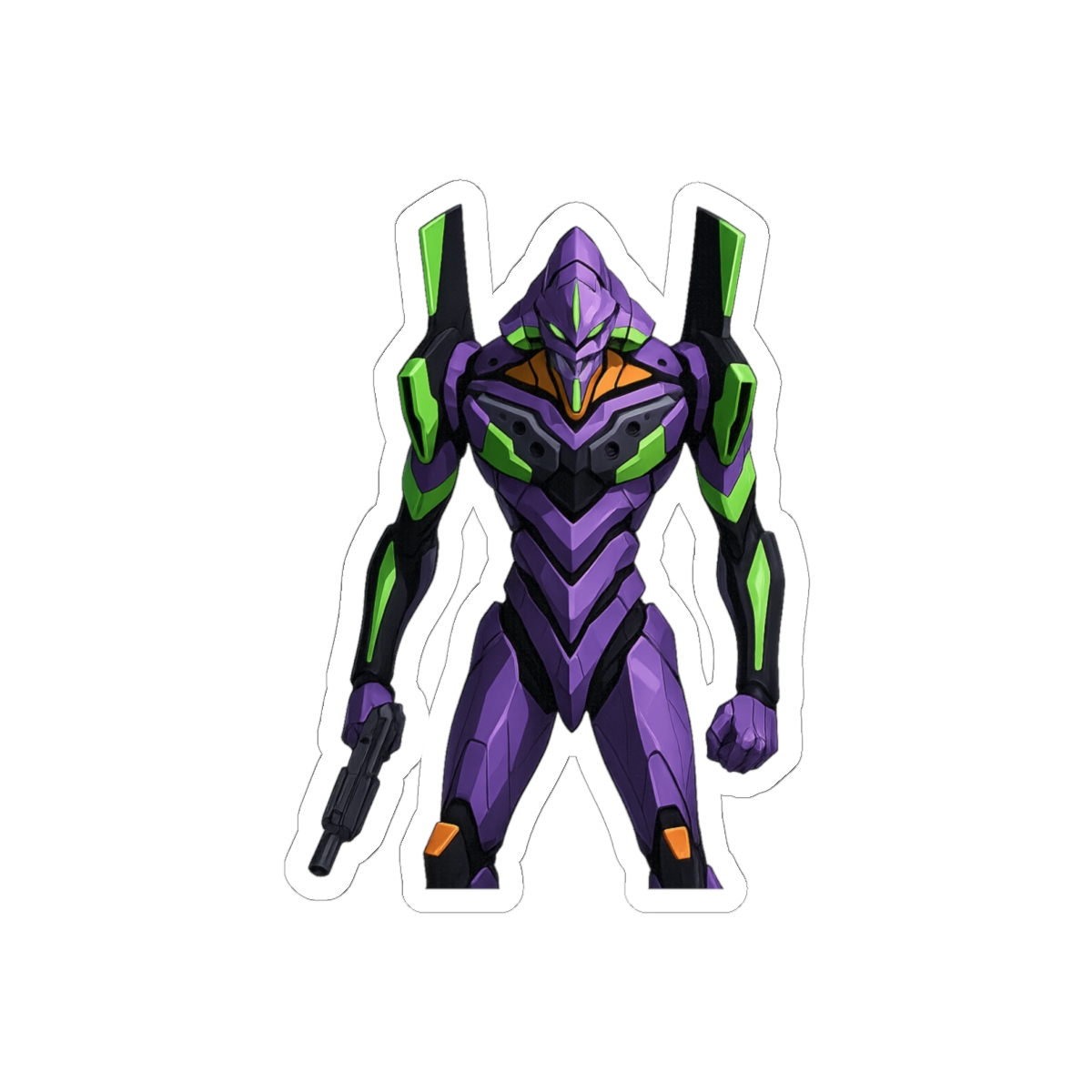 Evangelion Unit 01 Urban Battle Anime Sticker
