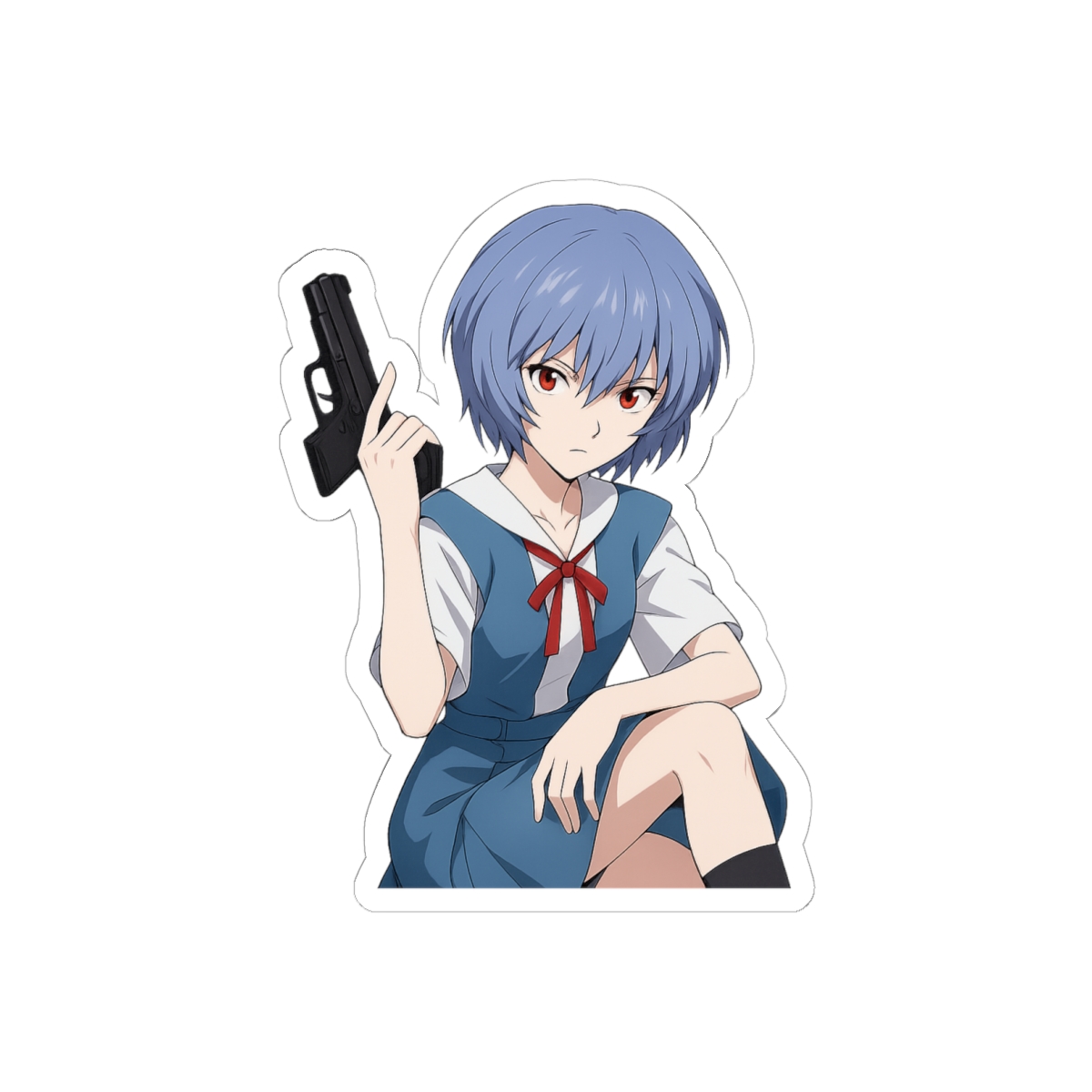 Rei Ayanami Neon Genesis Evangelion Vinyl Sticker