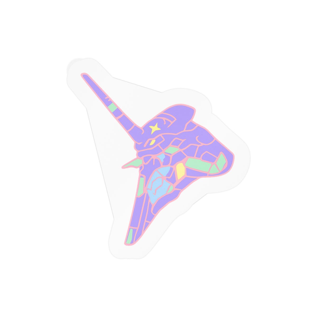 Evangelion Unit 01 Sticker | Bold Anime Vinyl Decal