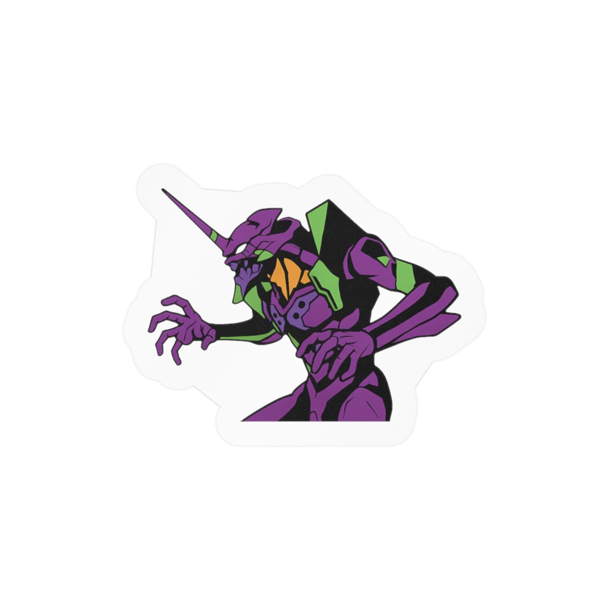EVA-01 Evangelion Bold Mecha Sticker | Vinyl Decal