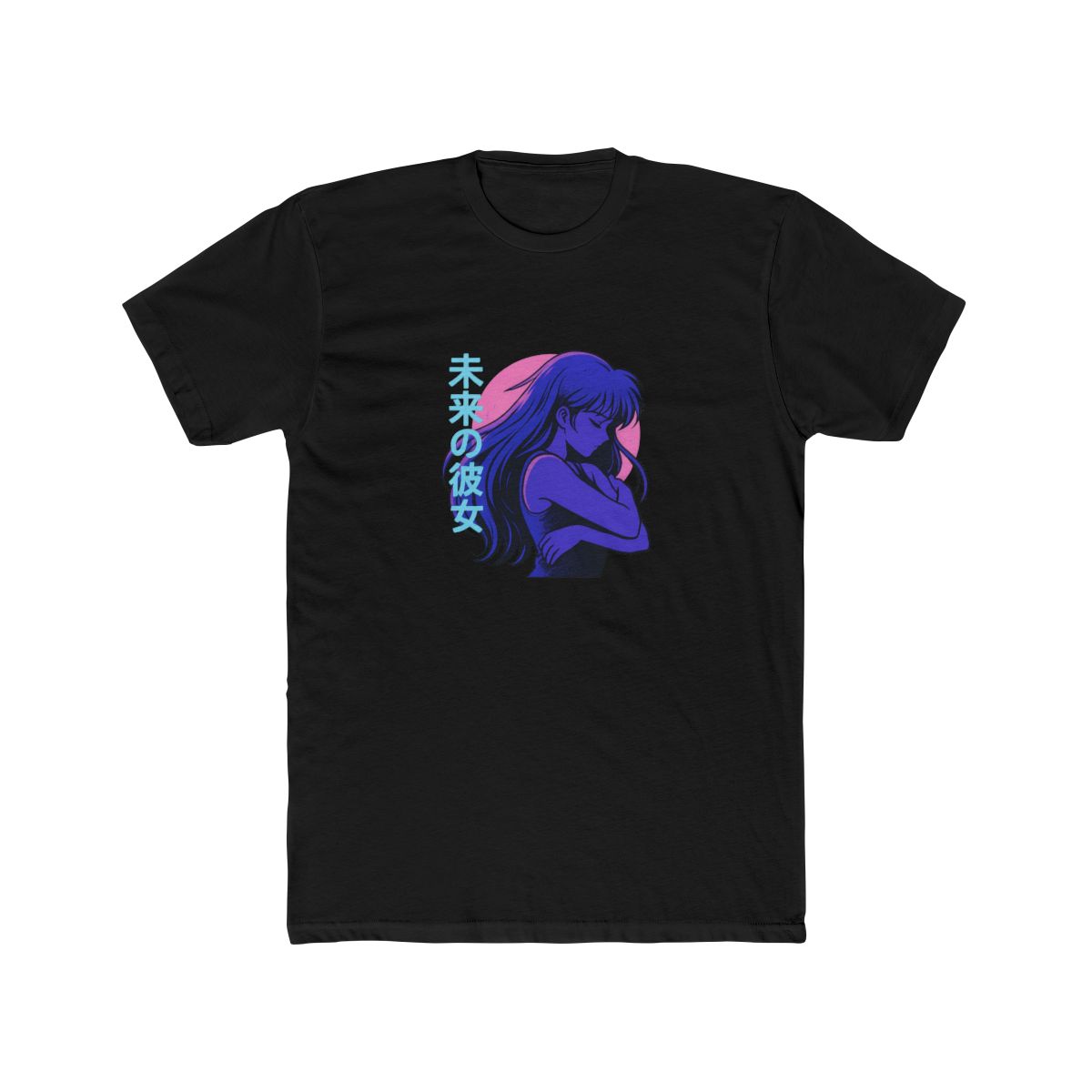 Bold Anime Graphic Ringer T-Shirt
