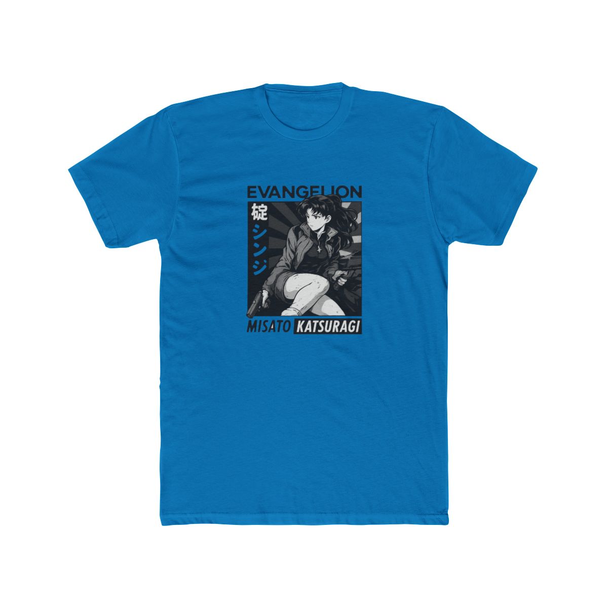 Misato Katsuragi Retro Art Evangelion T Shirt