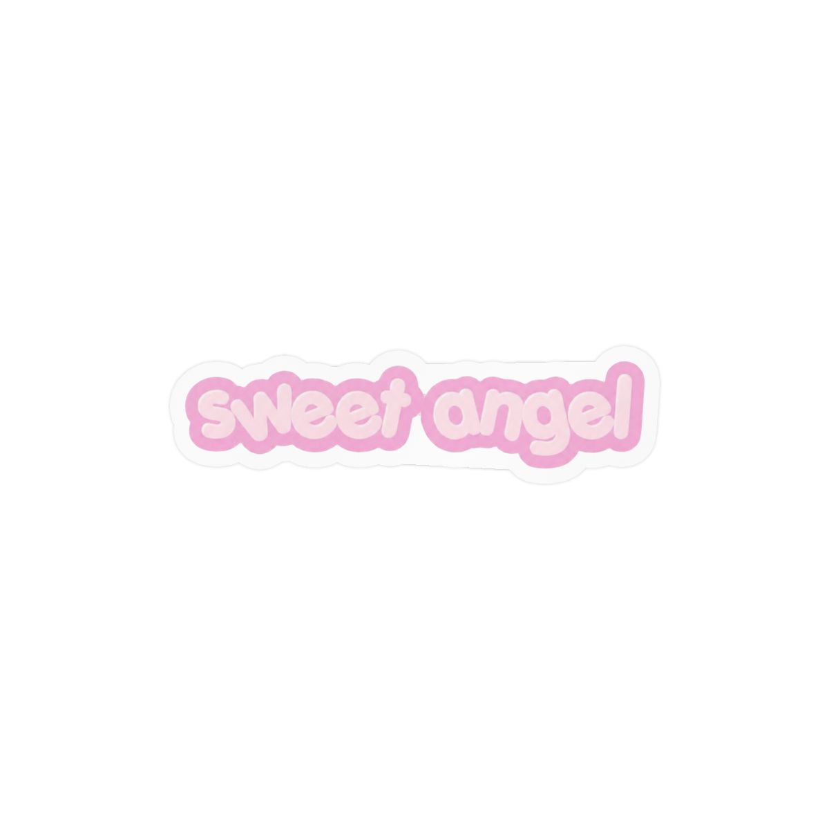 Sweet Angel Sticker | Cute Vinyl Decal for Laptops and Bottles - alternate angle 3, merchandise