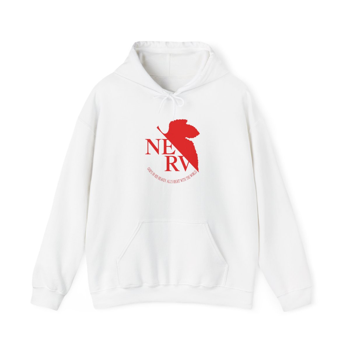 NERV Red Logo Evangelion Hoodie