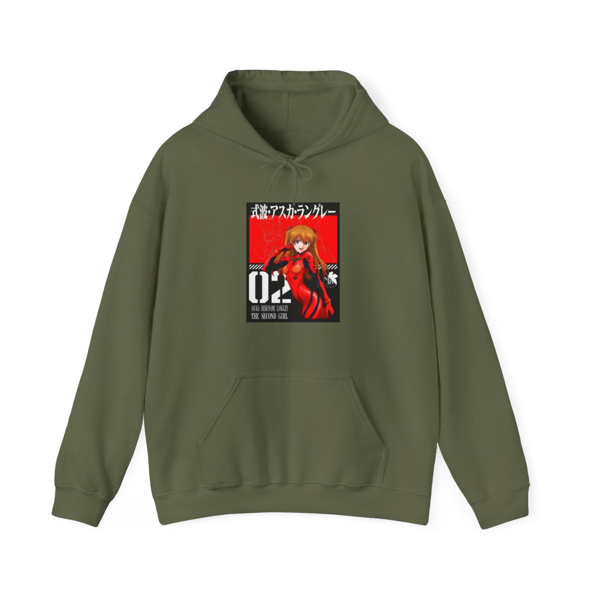 Neon Genesis Evangelion - Asuka Langley Shikinami Hoodie - alternate angle 2, merchandise